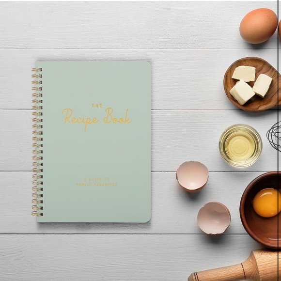 ZICOTO Amazon Aesthetic Blank Recipe Book // Sage Green - Picture 7 of 11